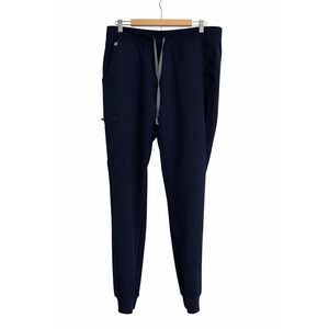 FIGS Zamora Navy Jogger Scrub Pants XLT Tall Drawstring Medical